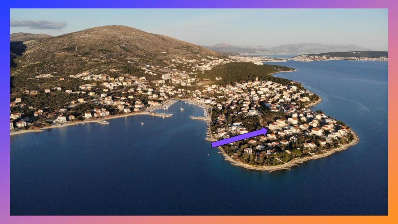 Sea View Daire Seget Vranjica Dış mekan fotoğraf